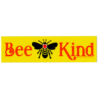 Large Bee Kind Sticker