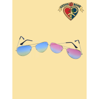2 Tone Aviator Sunglasses