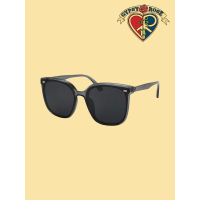 Smoke Mirror Lens Round Sunglasses