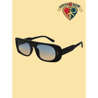 Cat Eye Square Light Mirrored Lens Sunglasses