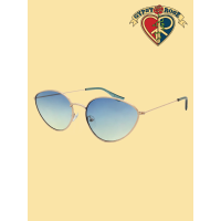 Hazey Dazy Square Color Lens Sunglasses