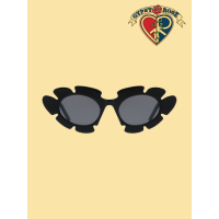 60S Retro Daisy Flower Shaped Sunglasses