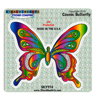 Cosmic Butterfly Sticker