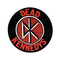 DEAD KENNEDYS DK LOGO WITH BRICKS STICKER