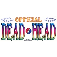 OFFICIAL DEAD HEAD GRATEFUL DEAD STICKER