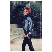 David Bowie Poise Profile Strut Sticker