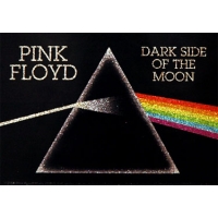 PINK FLOYD DARK SIDE OF THE MOON GLITTER STICKER