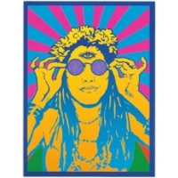 Psychedelic Hippie Chic Sticker