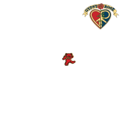 Small Metal Dancing Bear Sticker
