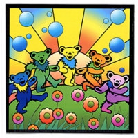 Grateful Dead Dancing Bear Utopia Sticker