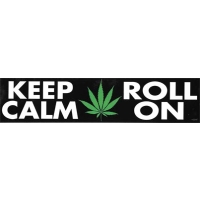 Keep Calm Roll One Sticker
