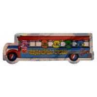 Glitter Grateful Dead Tour Bus Sticker
