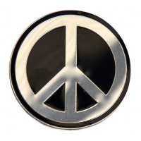 Peace Sign Metal Sticker
