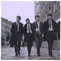 Beatles Early Days B&W Sticker