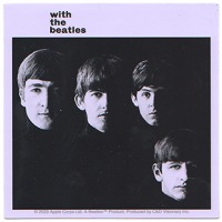 With The Beatles Sticker
