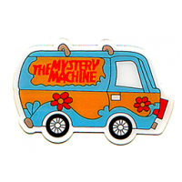 Large Mystery Machine Metal Sticker