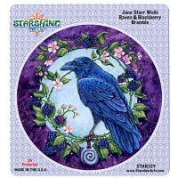 RAVEN AND BLACKBERRY BRAMBLE STICKER