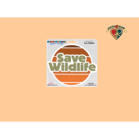 Save Wildlife Sticker