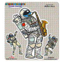 Astro Jazz Sticker