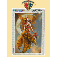 Earth Moon Fairy Sticker
