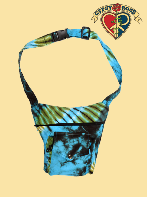 Electric Forest Tye Dye Cotton Hiprider Belt Bag