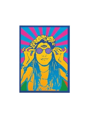 Psychedelic Hippie Chic Sticker
