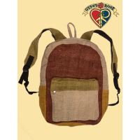 ROCKY MOUNTAIN HIGH PATCHWORK VEGETABLE DYED HEMP BACKPACK