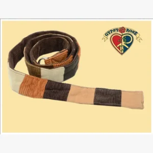 Corduroy Patchwork Belt